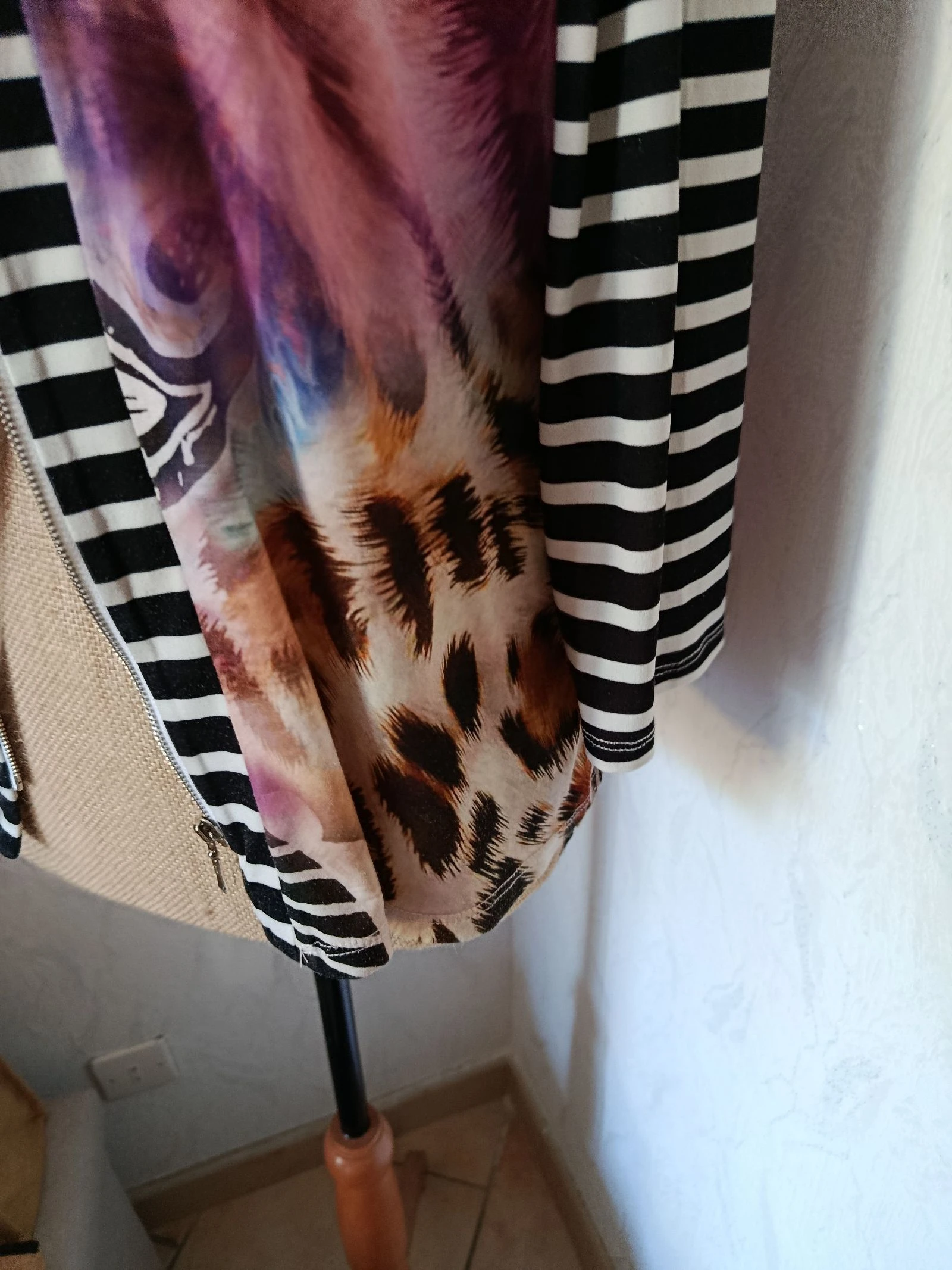 Jaqueta leve multicolorida – photo 2